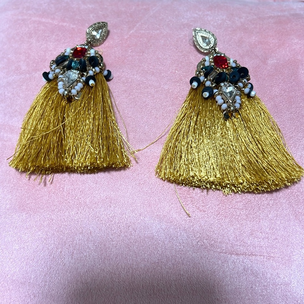 ALDO Mustard yellow earrings